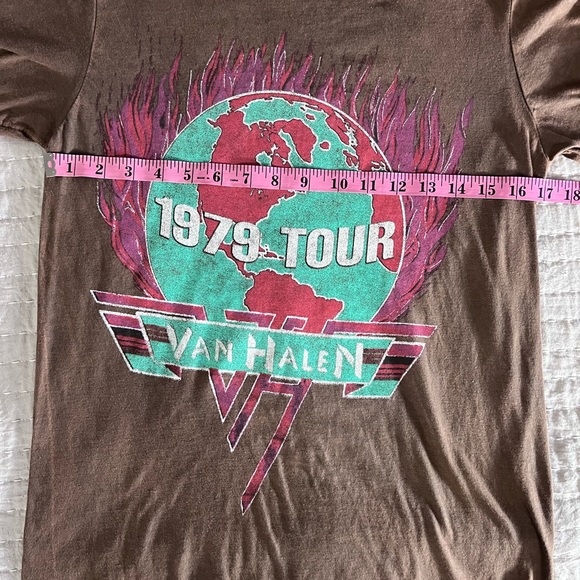 Van Halen 1979 Tour Rock Tshirt size medium - Picture 4 of 5